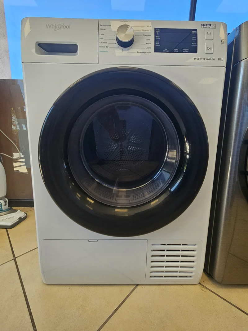 🔥 Sèche-linge pompe à chaleur WHIRLPOOL FFTM228X3BFR – 8 kg