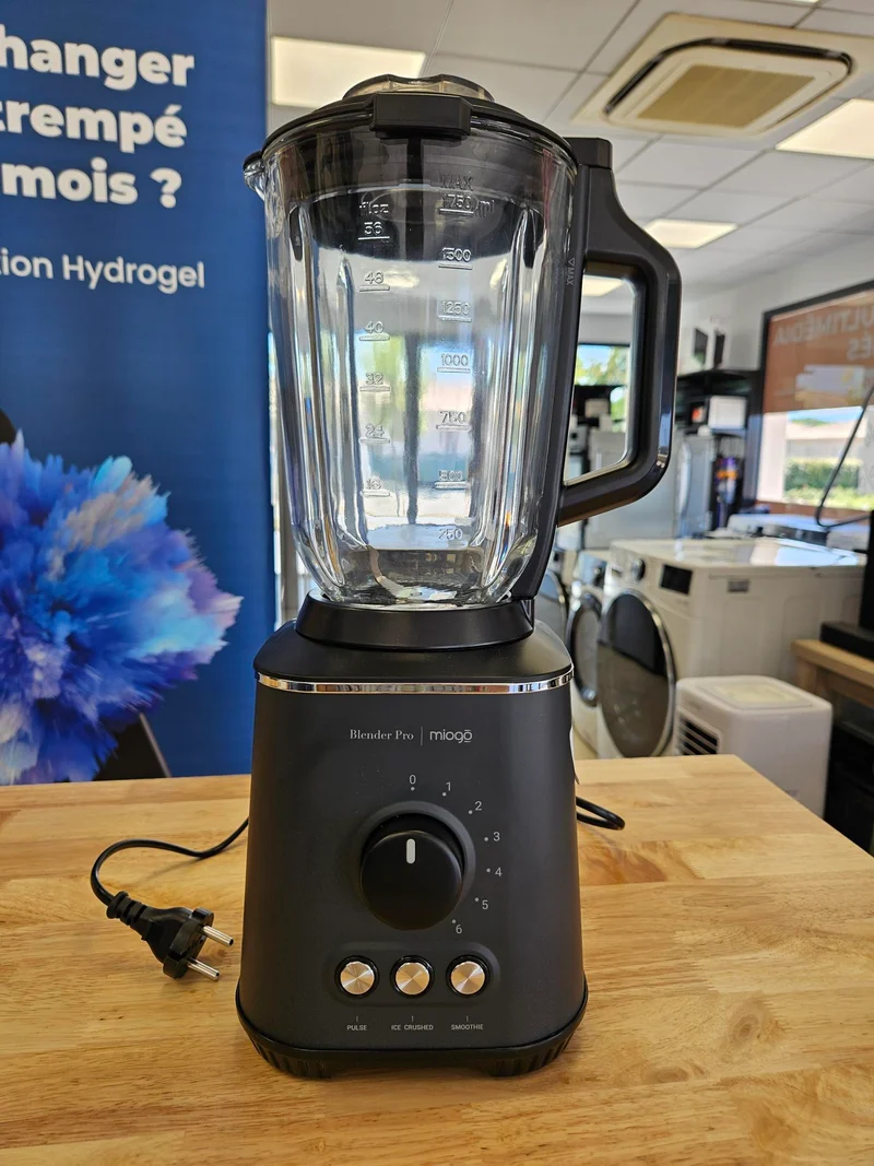 🥤 Blender MIOGO MTB2 – 1300 W / Bol verre 1,75 L