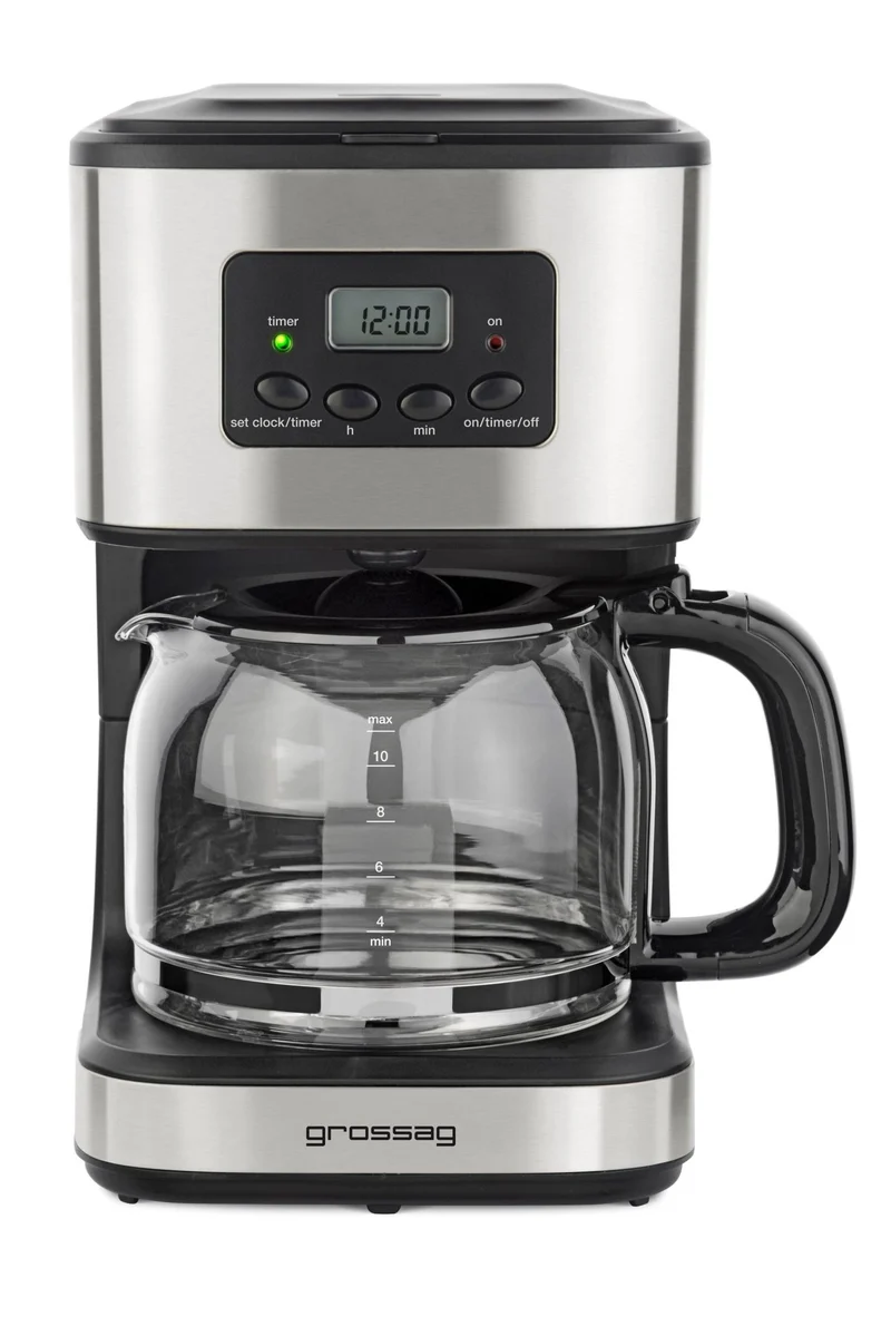 machine à café grossag pour 10 tasses - machine à café filtre avec fonction minuterie