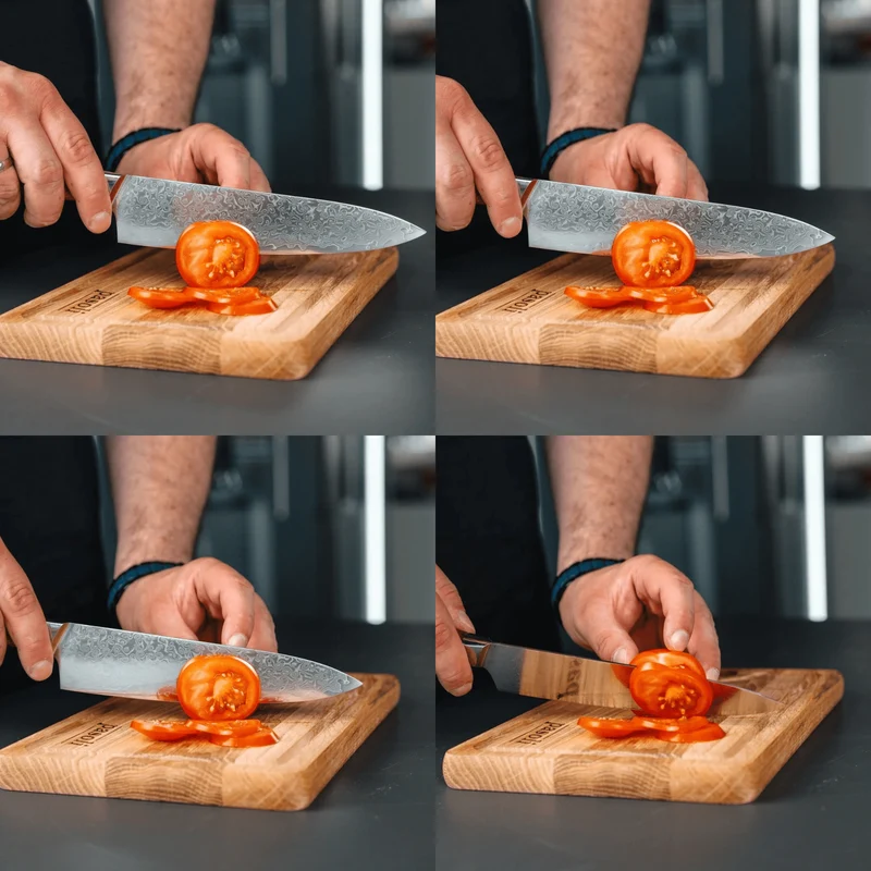 Couteau de chef Pasoli Damas - acier Damas de haute qualité avec noyau VG10