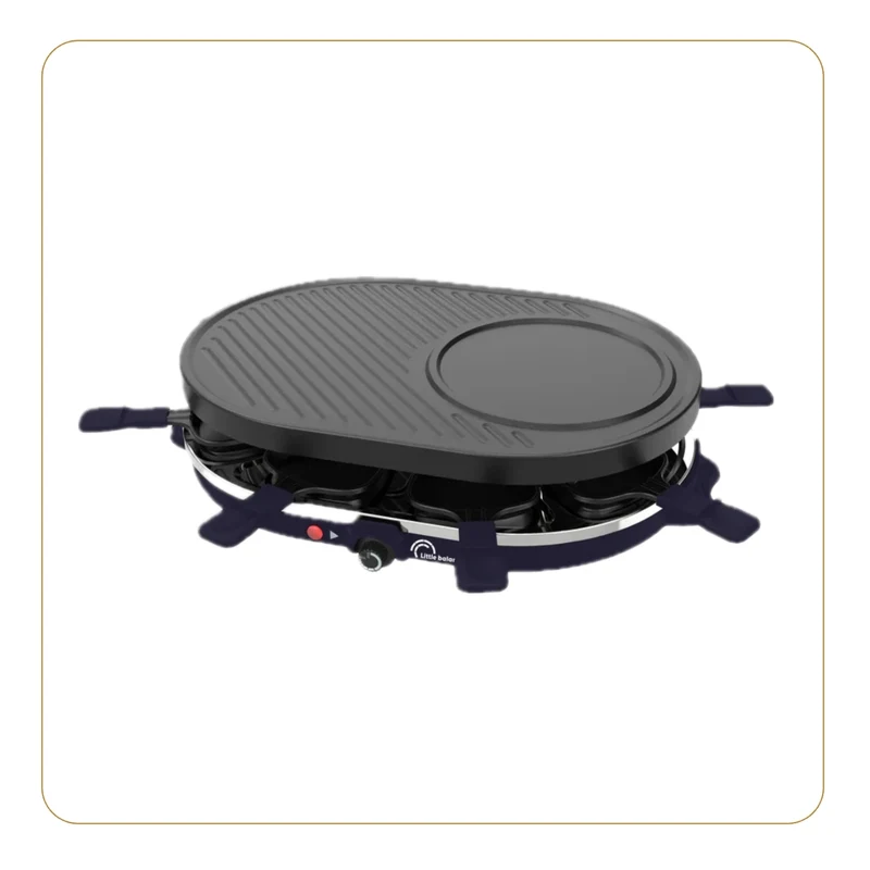 Appareil à raclette, Multi Cheese 8, Bleu nuit