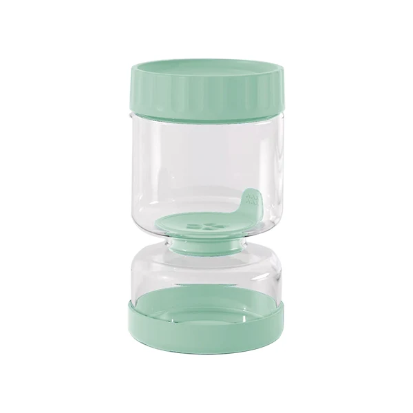 Bocal à cornichons en verre avec séparateur silicone 750 ml Pebbly