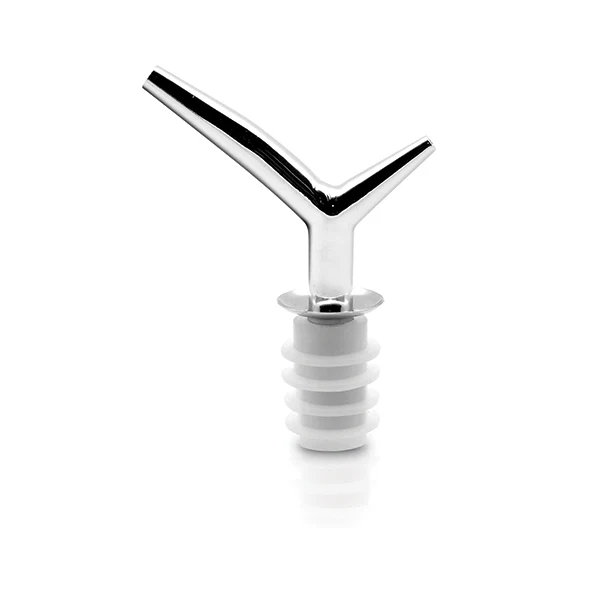 Bec verseur universel double en inox et silicone Olipac