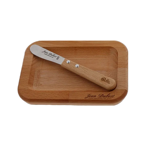 Beurrier et tartineur Tradition en bois de hêtre Jean Dubost