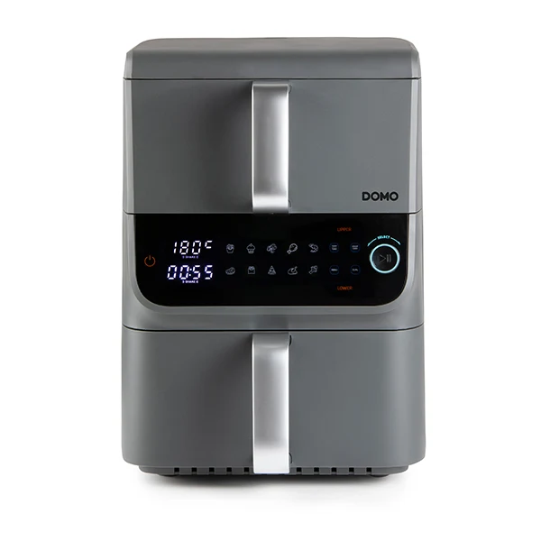 Friteuse à air chaud à doubles compartiments vertical 10 L 2500 W DO549FR Domo