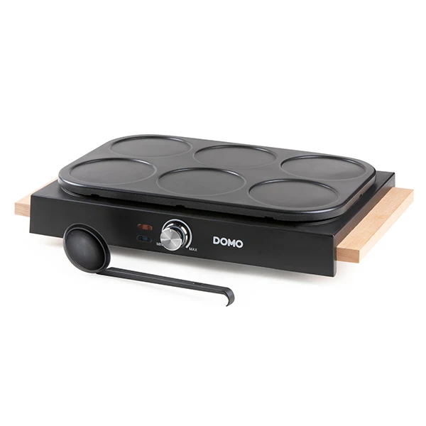 Crêpière électrique mini-crêpes 6 personnes DO8717PN 1000 W Domo