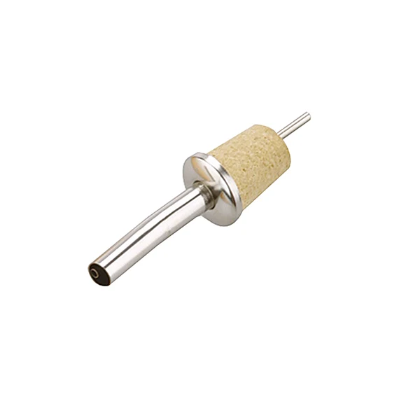 Bouchon verseur courbé liège Inox Ibili