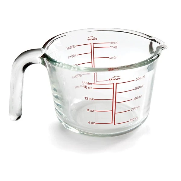 Pot mesureur en verre 0,5 L Lacor