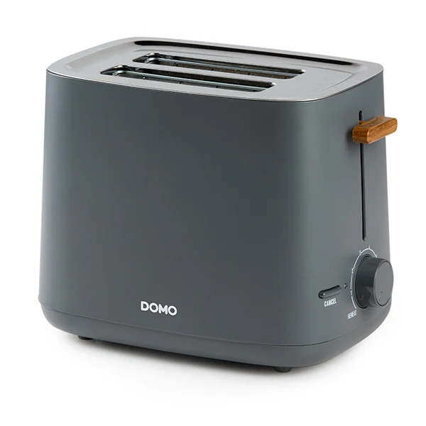 Grille-pain gris mat 1000 W Domo