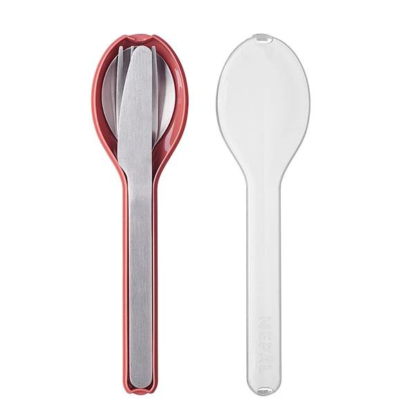 Set de 3 couverts Ellipse Vivid Mauve Mepal