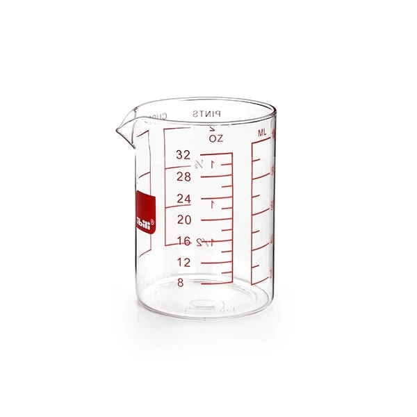 Verre doseur en verre 1 L Ibili
