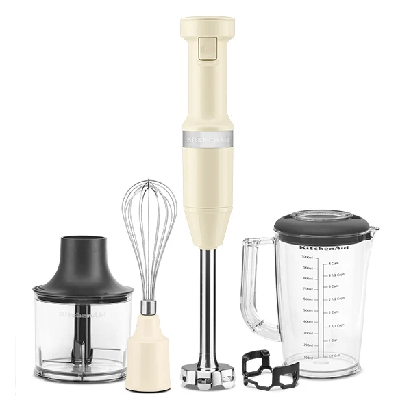 Mixeur plongeant 5 vitesses 180 W crème Kitchenaid 5KHBV83EAC Kitchenaid