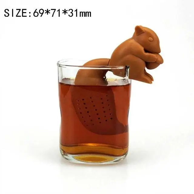 Infuseur à Thé Silicone Écureuil