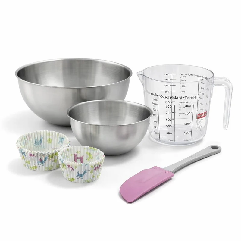 Set de 54 ustensiles de pâtisserie moules à muffins bol spatule de pâtisserie et verre doseur Zenker Smart Pastry