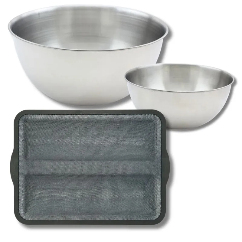 Set de 4 ustensiles de pâtisserie moule à gâteaux 2 bols et spatule pâtisserie Silicone fibre de verre Silicone fibre de verre Zenker Silicone fibre de verre