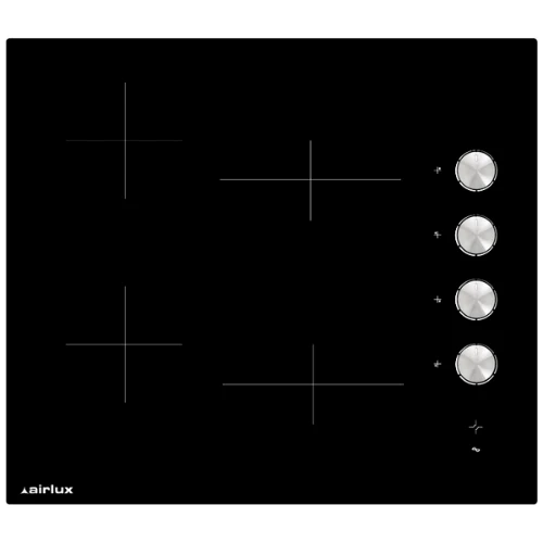 Table vitrocéramique 4 zones manettes AIRLUX AT64K01