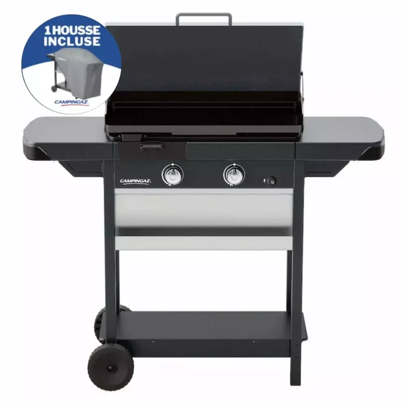 PLANCHA GAZ SUR CHARIOT EX 2 Plus - CAMPINGAZ 3000006755