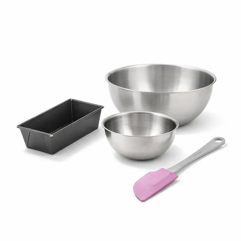 Set de 4 ustensiles de pâtisserie moule à gâteaux bol et spatule Spécial mini Spécial mini Zenker Spécial mini