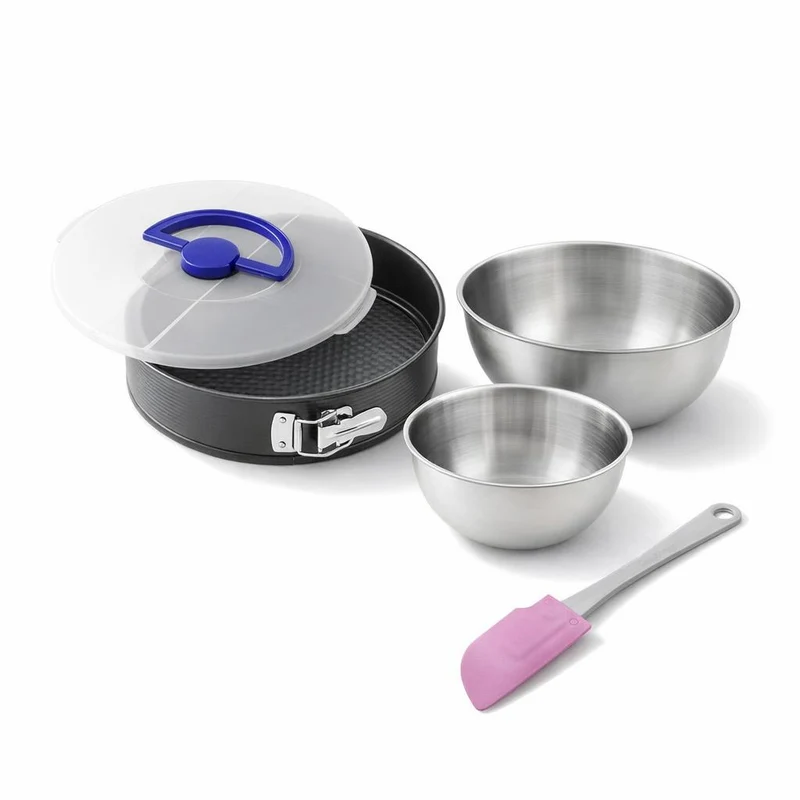 Set de 4 ustensiles de pâtisserie moule à manqué bol et spatule Collection Zenker pure