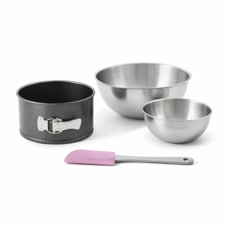 Set de 4 ustensiles de pâtisserie moule à gâteaux 2 bols et spatule Black metallic Black mettallic Zenker Black mettallic