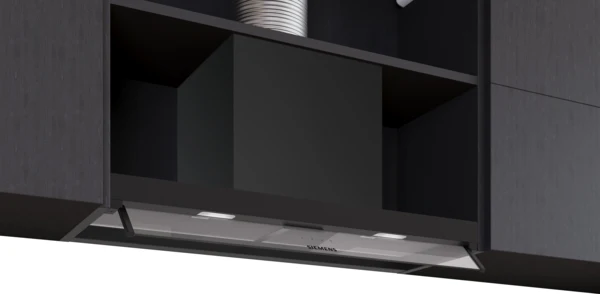 iQ300, Hotte design intégré, 80 cm, , Noir mat LJ85BCC60