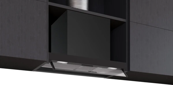 iQ300, Hotte design intégré, 60 cm, , Noir mat SIEMENS LJ65BCC60