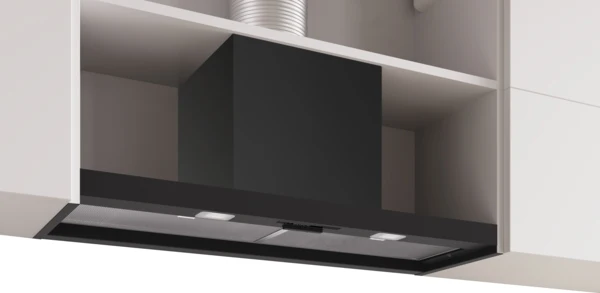 Série 2, Hotte design intégré, 90 cm, Noir mat BOSCH DBB93BC60