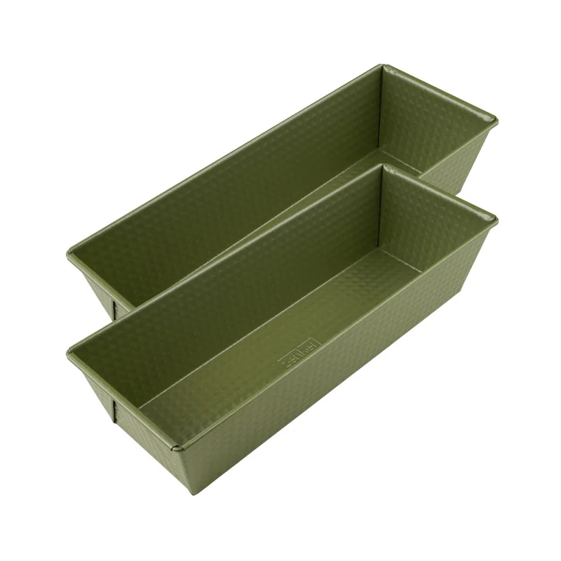 Lot de 2 moules à gâteaux 30/30 cm en acier Zenker Green Vision