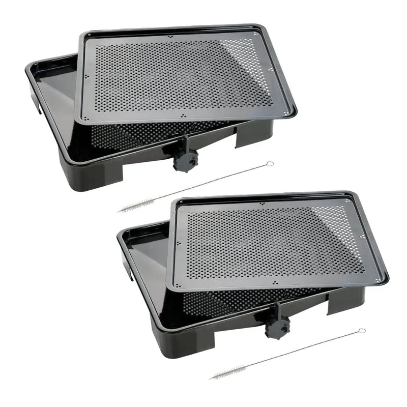 Lot de 2 plats four 39/39 cm en acier émaillé avec 2 ustensiles Zenker Special cooking