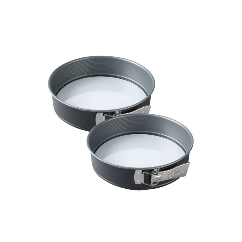 Lot de 2 moules à gâteaux 26/26 cm en acier Zenker Energy