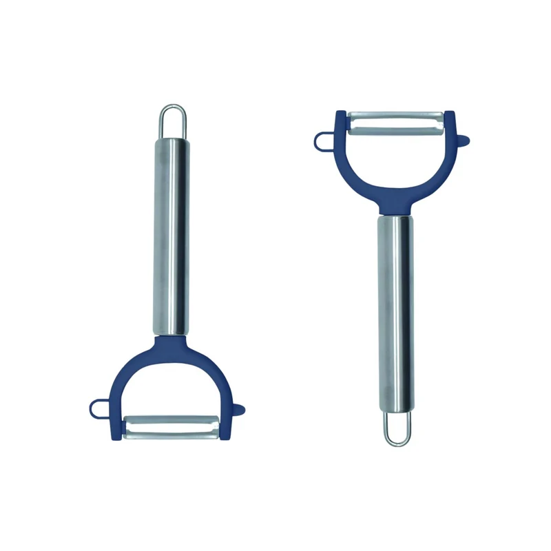 Set de 2 rasoirs à légumes en plastique et inox Fackelmann Elemental