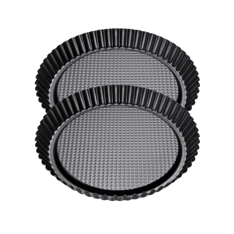 Ensemble de 2 Moules à tarte renversée 28 cm Zenker Black Metallic