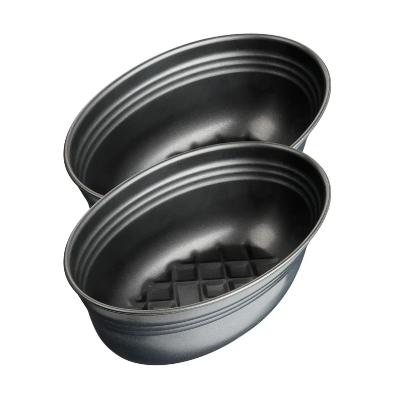 Lot de 2 moules à gâteaux 26/26 cm en acier Black metallic Black mettallic Zenker Black mettallic