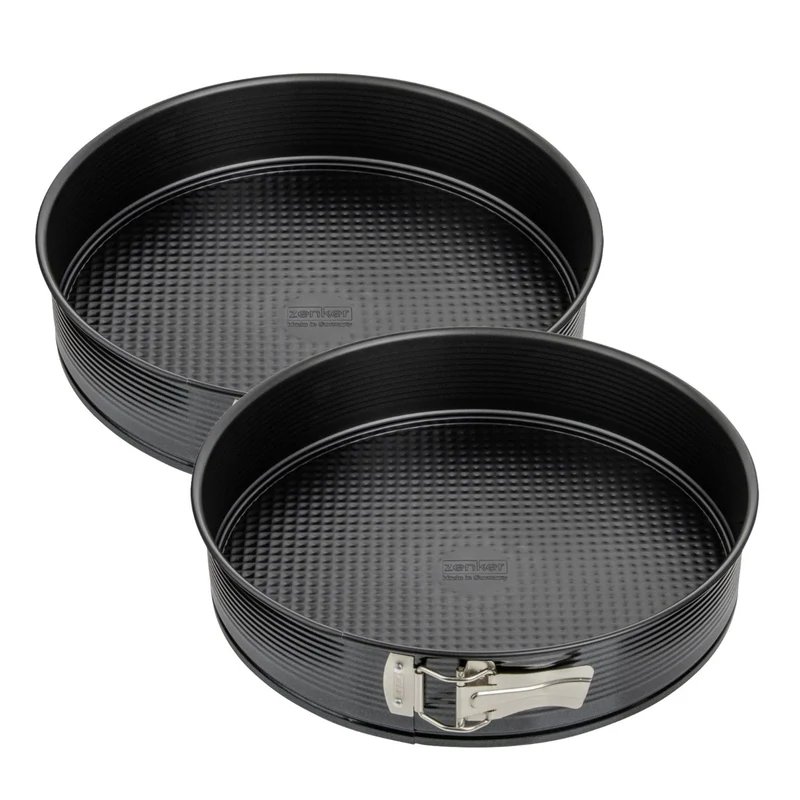 Ensemble de 2 Moules à manqué à charnière 30 cm Zenker Black Metallic