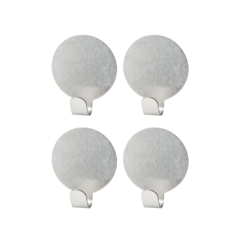 Lot de 4 crochets adhésifs muraux Fackelmann Tecno