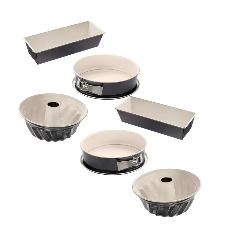 Lot de 2 moules à gâteaux Ø 22/26 cm en acier et céramique Dr oetker Back-trend
