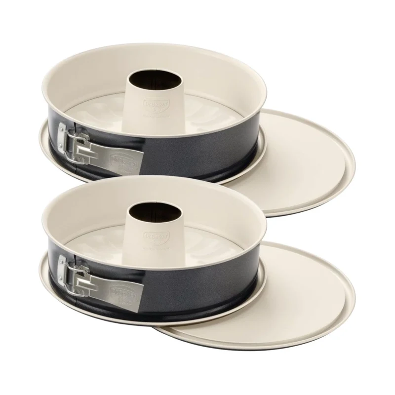 Lot de 2 moules à gâteaux 28/28 cm en acier Dr oetker Back-trend