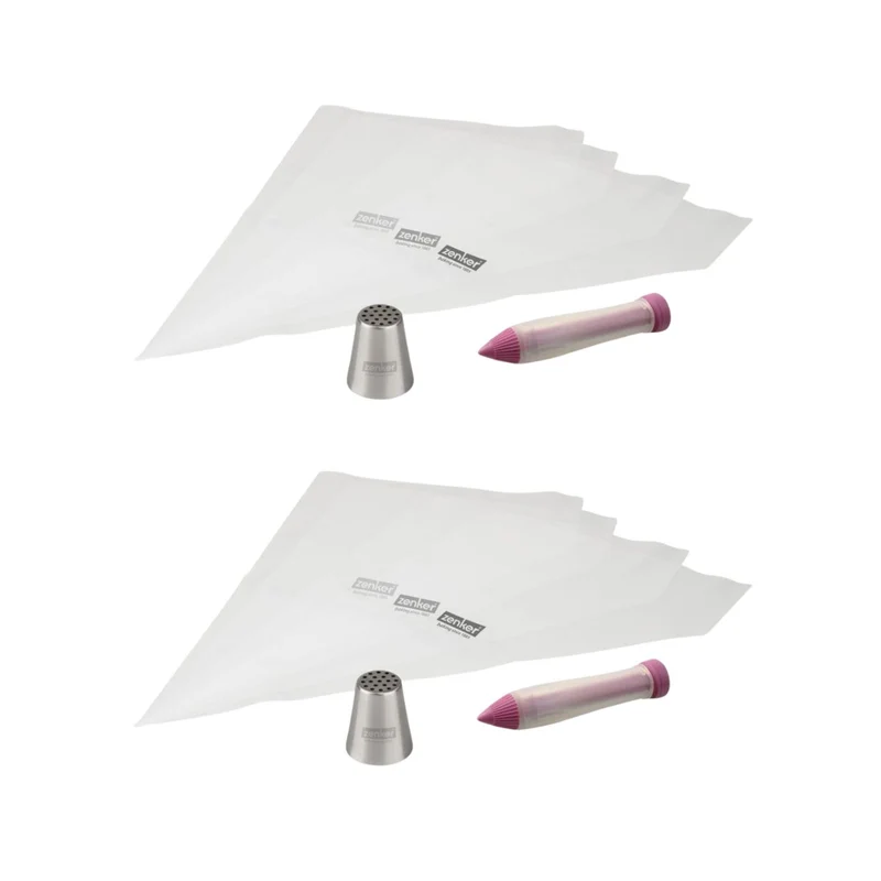 Set de 2 poches à douilles et stylo de décoration Zenker Spécial Football