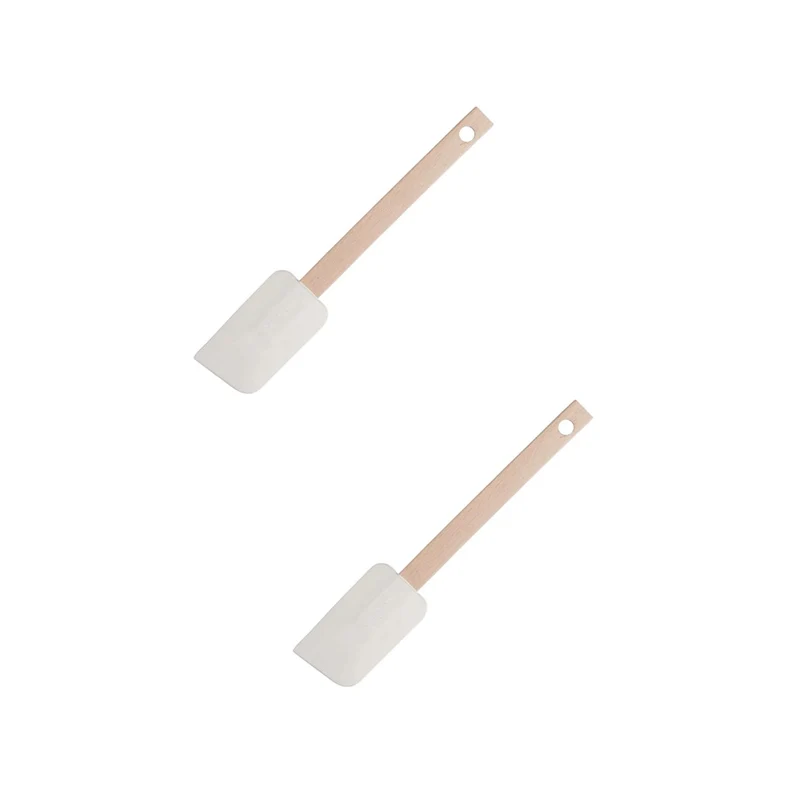 Set de 2 ustensiles de pâtisserie spatule pâtisserie en bois Fackelmann Boisselerie