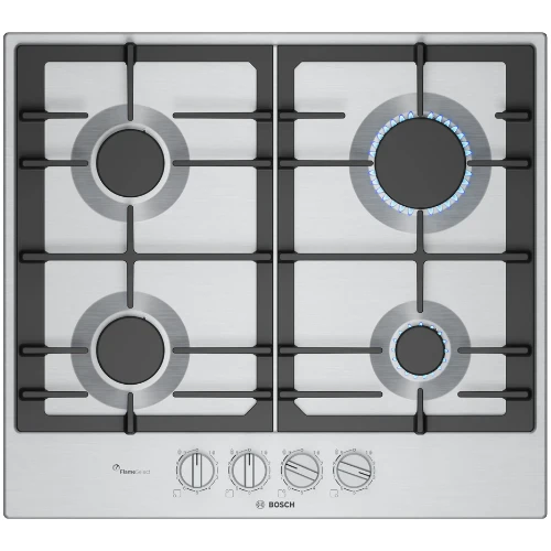 Série 6, Table gaz, 60 cm, Inox BOSCH PCP6A5I90