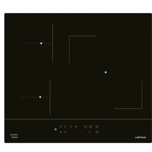 Table à induction gamme essentielle noir, 220-240 V, 32 A, 50-60 Hz Glem ATI630ESL