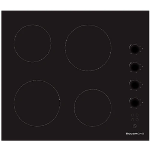 Table vitrocéramique noir Glem GTH64K01