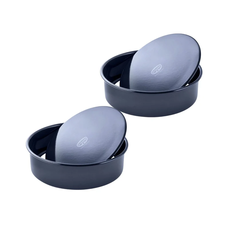 Lot de 2 moules à gâteaux 28/28 cm en acier Dr Oetker Back-Liebe