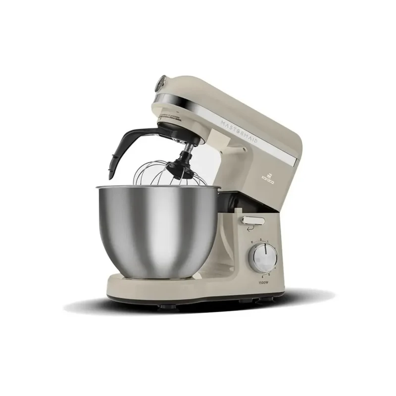 Robot multifonctions Karaca Mastermaid Chef Pro avec 2e bras, 1500 W, iconique beige