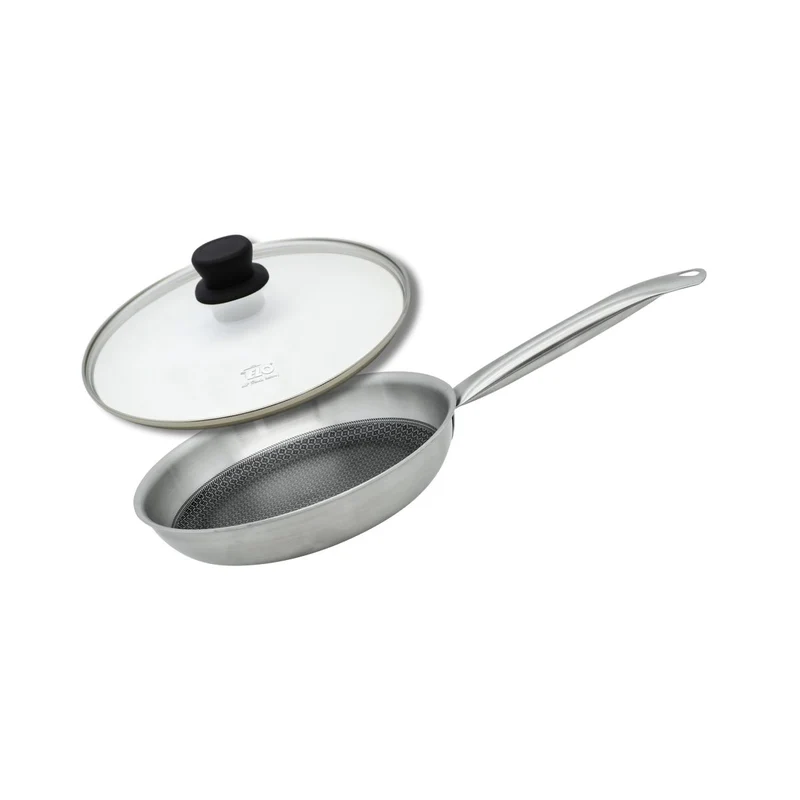 Poêle de 24 cm avec couvercle Elo Relief Solution sans PFAS