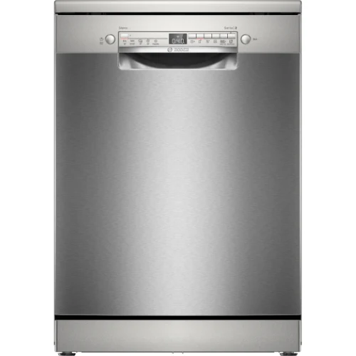 Série 2, Lave-vaisselle pose-libre, 60 cm, Acier brossé anti-traces BOSCH SMS26AI01F(F)