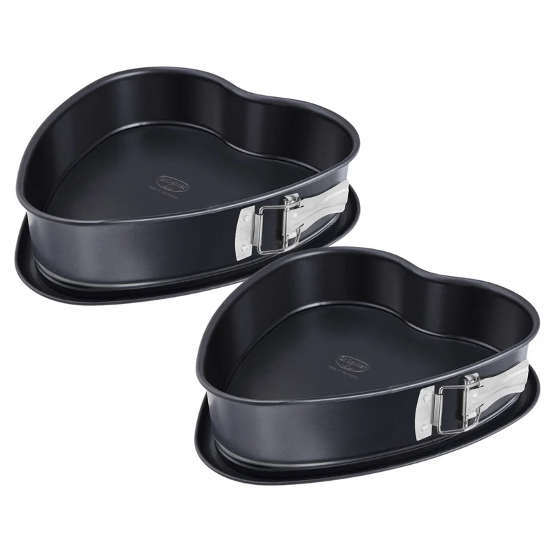 Lot de 2 moules à charnière 25/27 cm en acier Dr oetker Tradition