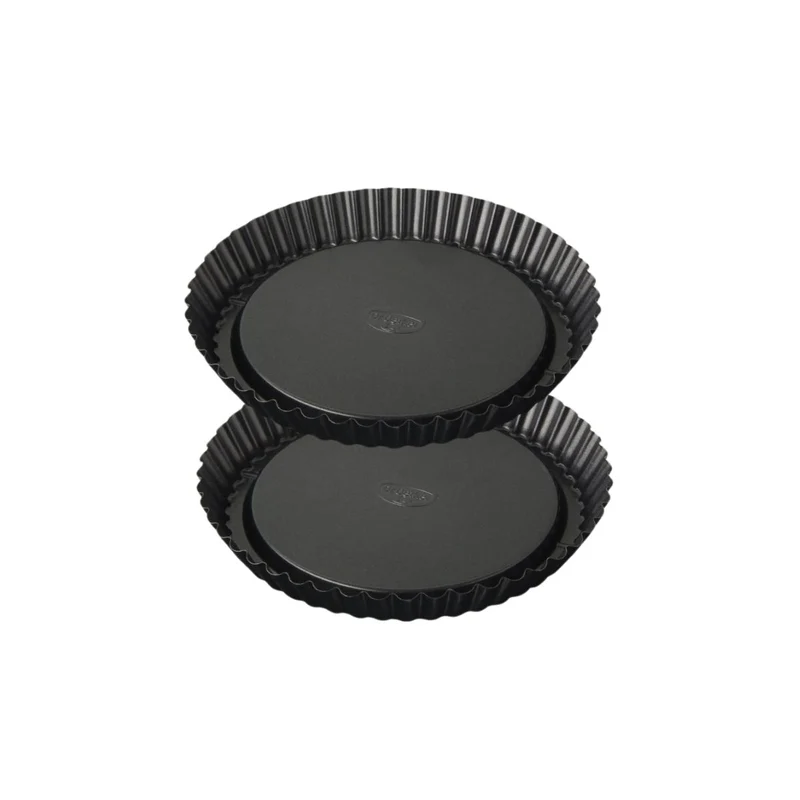 Ensemble de 2 Moules à tarte renversée 22 cm Dr.Oetker Tradition