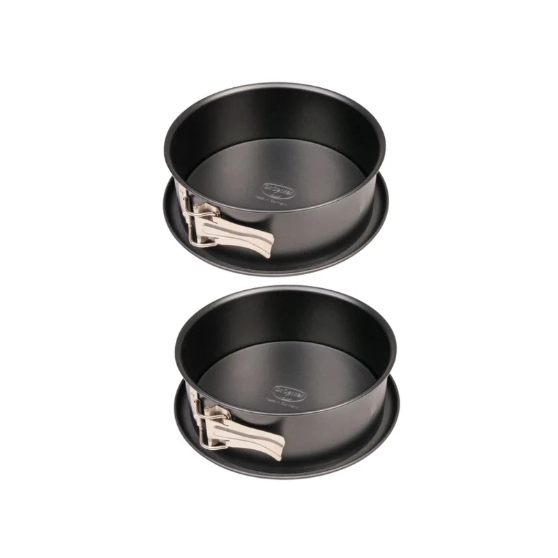 Lot de 2 moules à gâteaux 18/18 cm en acier Dr oetker Tradition