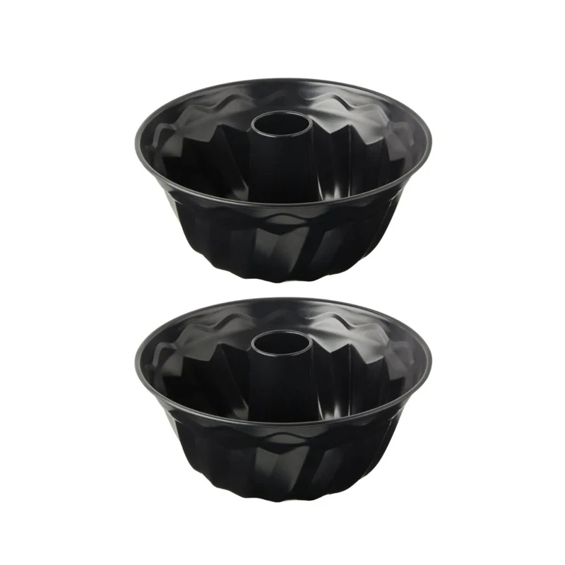 Lot de 2 moules à gâteaux 22 cm en acier Dr oetker Tradition